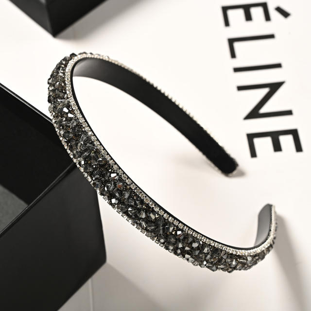 Korean fashion sequins crystal beads headband