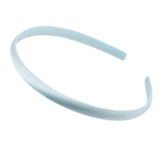 1cm plain color satin headband