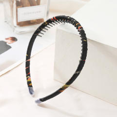 Occident fashion easy matach leopard grain zig zag headband
