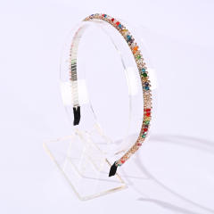 Korean fashion easy match color crystal beads headband