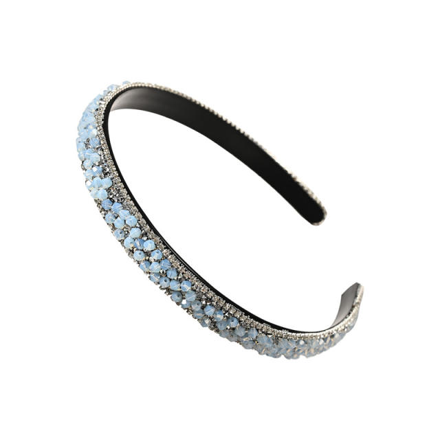 Korean fashion sequins crystal beads headband