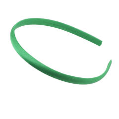 1cm plain color satin headband