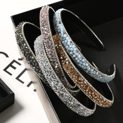 Korean fashion sequins crystal beads headband
