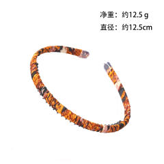 Occident fashion easy matach leopard grain zig zag headband