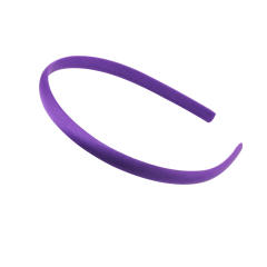 1cm plain color satin headband