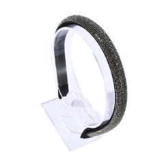 Korean fashion pave setting rhinestone padded headband