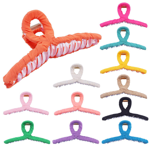 Large size candy color hair claw clips
