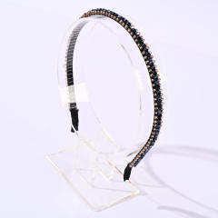 Korean fashion easy match color crystal beads headband