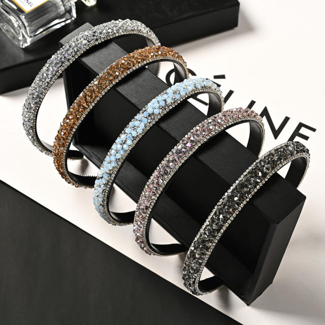 Korean fashion sequins crystal beads headband