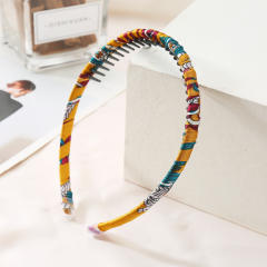 Occident fashion easy matach leopard grain zig zag headband