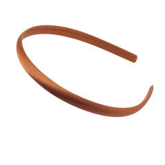 1cm plain color satin headband