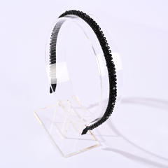 Korean fashion easy match color crystal beads headband
