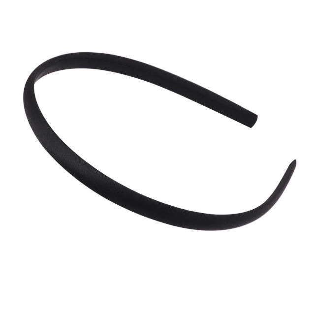 1cm plain color satin headband