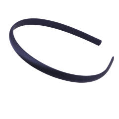 1cm plain color satin headband