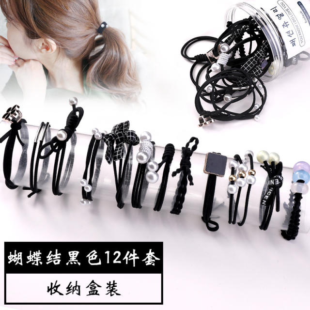 Korean fashion hair ties set