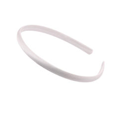 1cm plain color satin headband