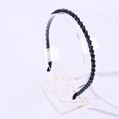 Elegant easy match crystal beads braid headband