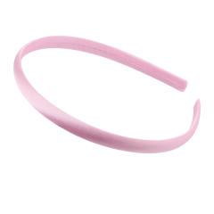 1cm plain color satin headband
