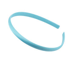 1cm plain color satin headband