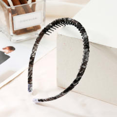 Occident fashion easy matach leopard grain zig zag headband
