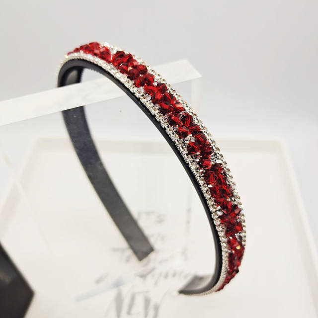 Korean fashion sequins crystal beads headband