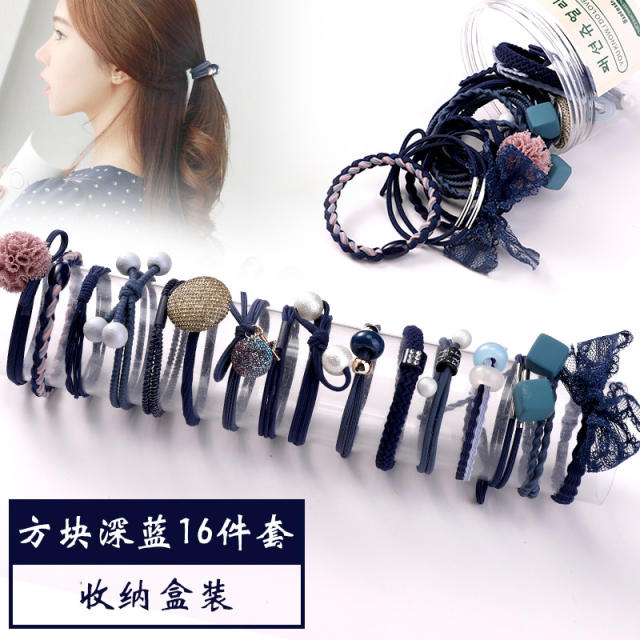 Korean fashion hair ties set