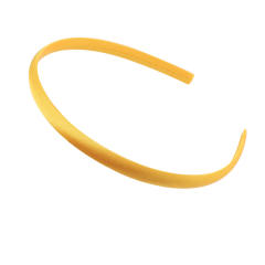1cm plain color satin headband