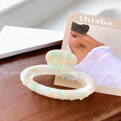 Korean fashion easy match hollow oval shape hair claw clips