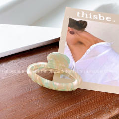Korean fashion easy match hollow oval shape hair claw clips