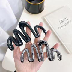 Occident fashion alloy material unique hair claw clips