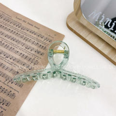 Korean fashion candy color spring clear hair claw clips