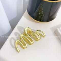 Occident fashion alloy material unique hair claw clips