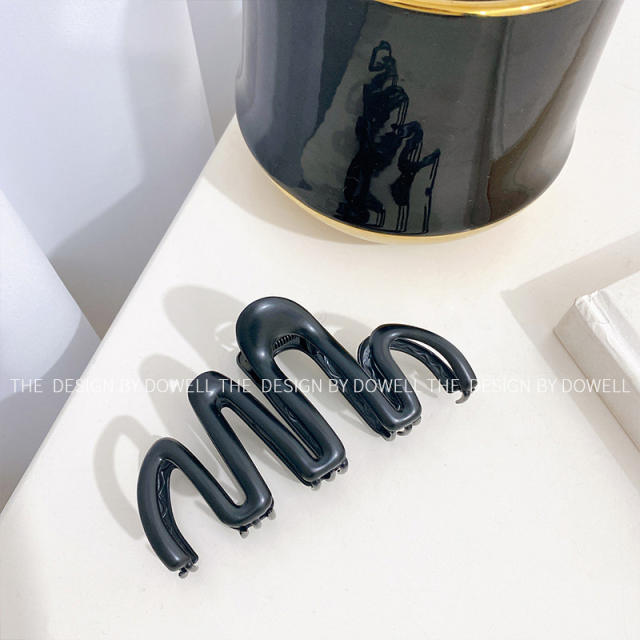 Occident fashion alloy material unique hair claw clips