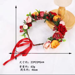 Popular rose flower outdoor flower crown