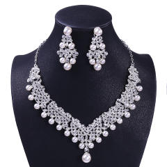 3pcs diamond crown jewerly set