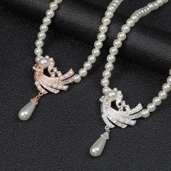 Hot sale easy match faux pearl jewelry set