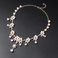 Occident fashion faux pearl wedding jewelry set