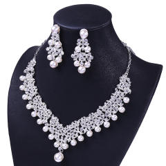 3pcs diamond crown jewerly set