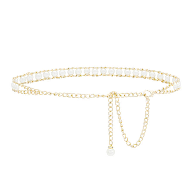 Occident fashion easy match chain belt for women