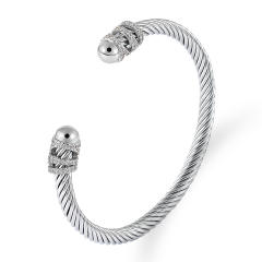 Occident fashion hot sale stainless steel wire bangle