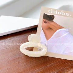 Korean fashion easy match hollow oval shape hair claw clips