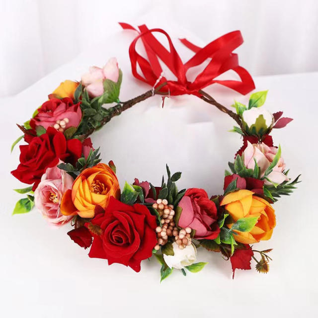 Popular rose flower outdoor flower crown