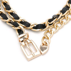 Occident fashion easy match chain belt for women