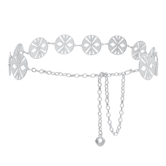 Occident fashion easy match chain belt for women