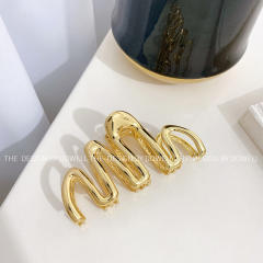 Occident fashion alloy material unique hair claw clips