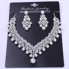 3pcs diamond crown jewerly set
