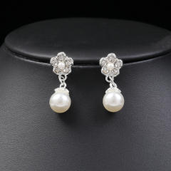 Korean fashion easy match faux pearl necklace set