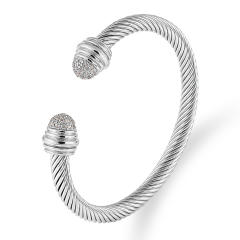 Occident fashion hot sale stainless steel wire bangle