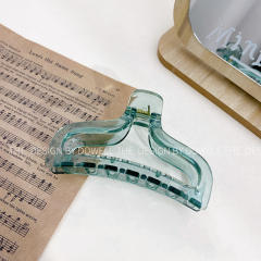 Korean fashion candy color spring clear hair claw clips