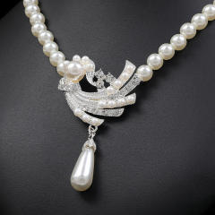 Hot sale easy match faux pearl jewelry set